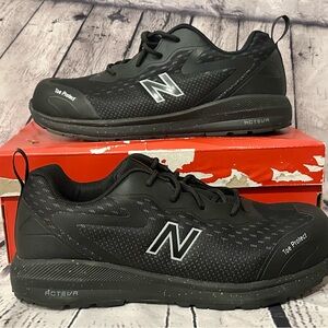 Men's New Balance Work Logic Shoes Composite Toe Sz 12 Wide Black Orange New